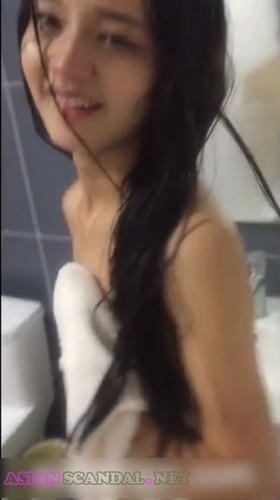 Petite girl was fucked after her bath