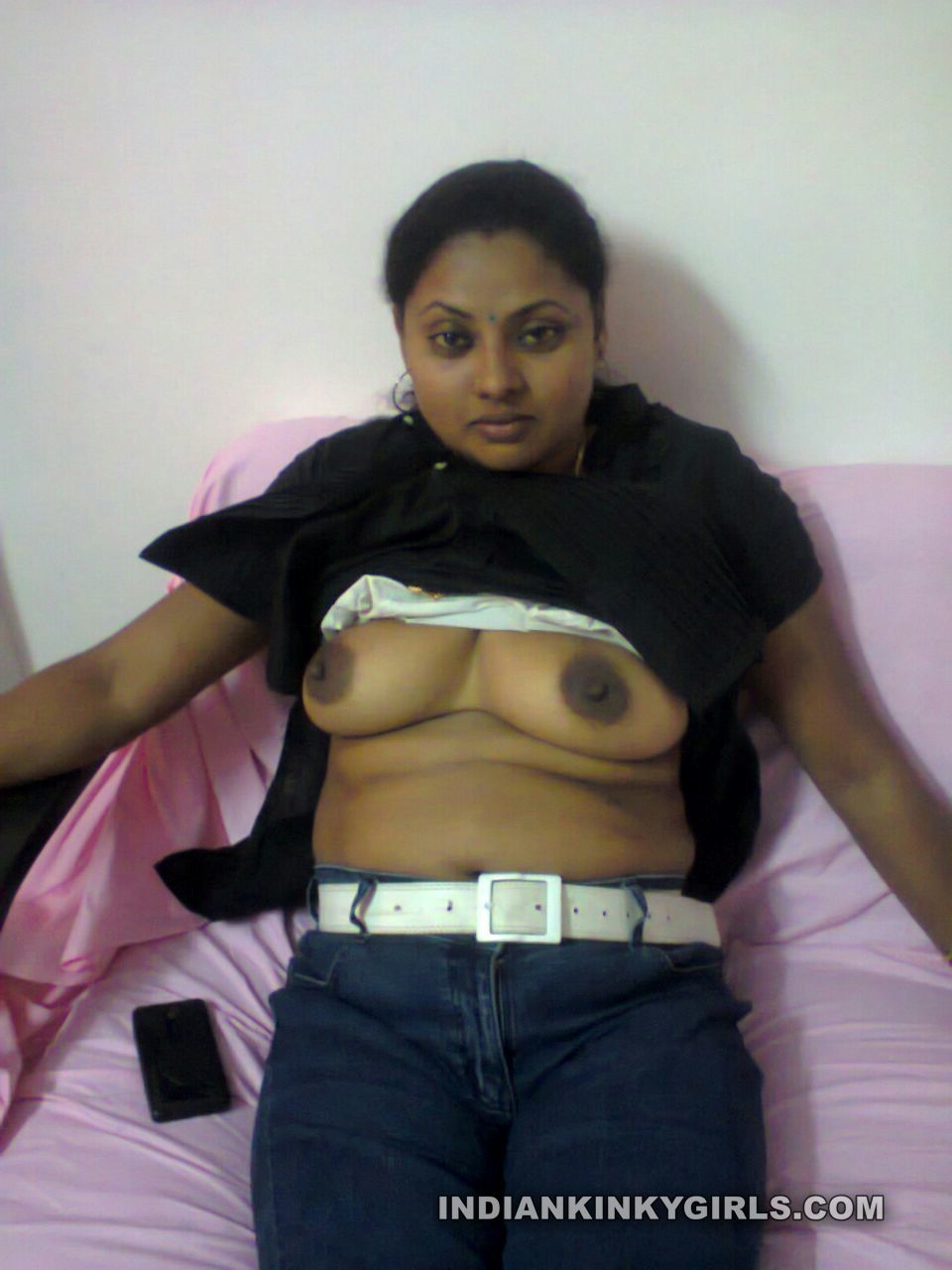 Mallu Bhabhi Seems Stripping for Boss Showing Boobies _003.jpg
