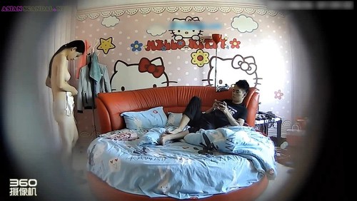 Young sexy couple has first fuck at kitty room