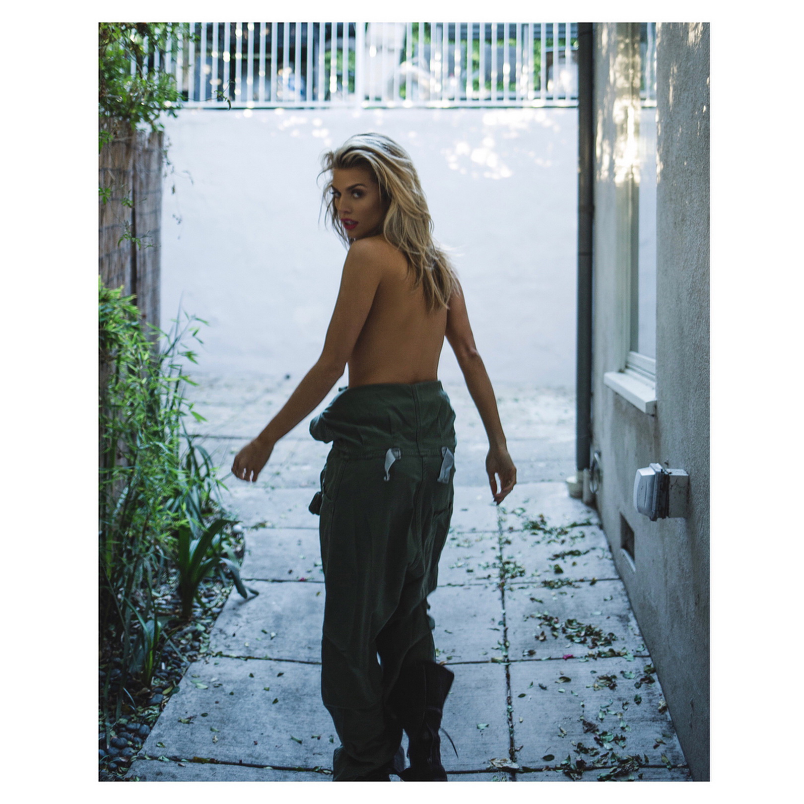 AnnaLynne McCord topless see through bra on the set of a photoshoot 20x HQ photos 8.jpg