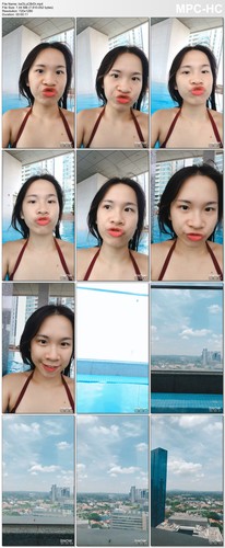 Das hübsche vietnamesische Mädchen Le Duy Nguyen Linh wird von einem Mann aus Singapur gefickt