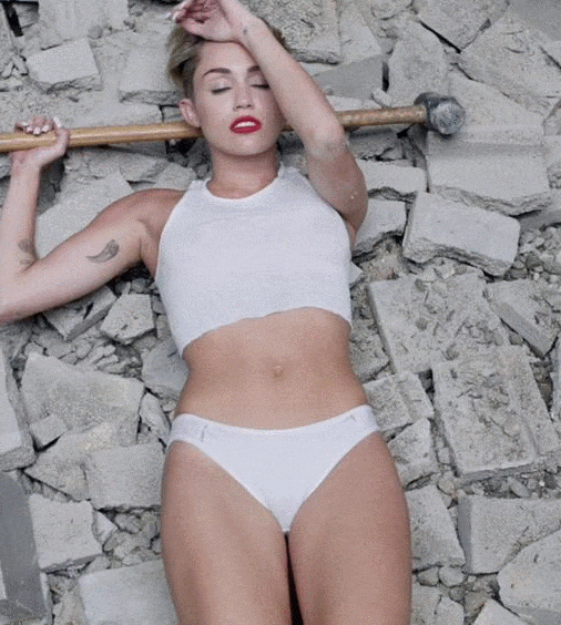 Miley Cyrus - Wrecking Ball explicit uncensored video 1080p  (5).gif