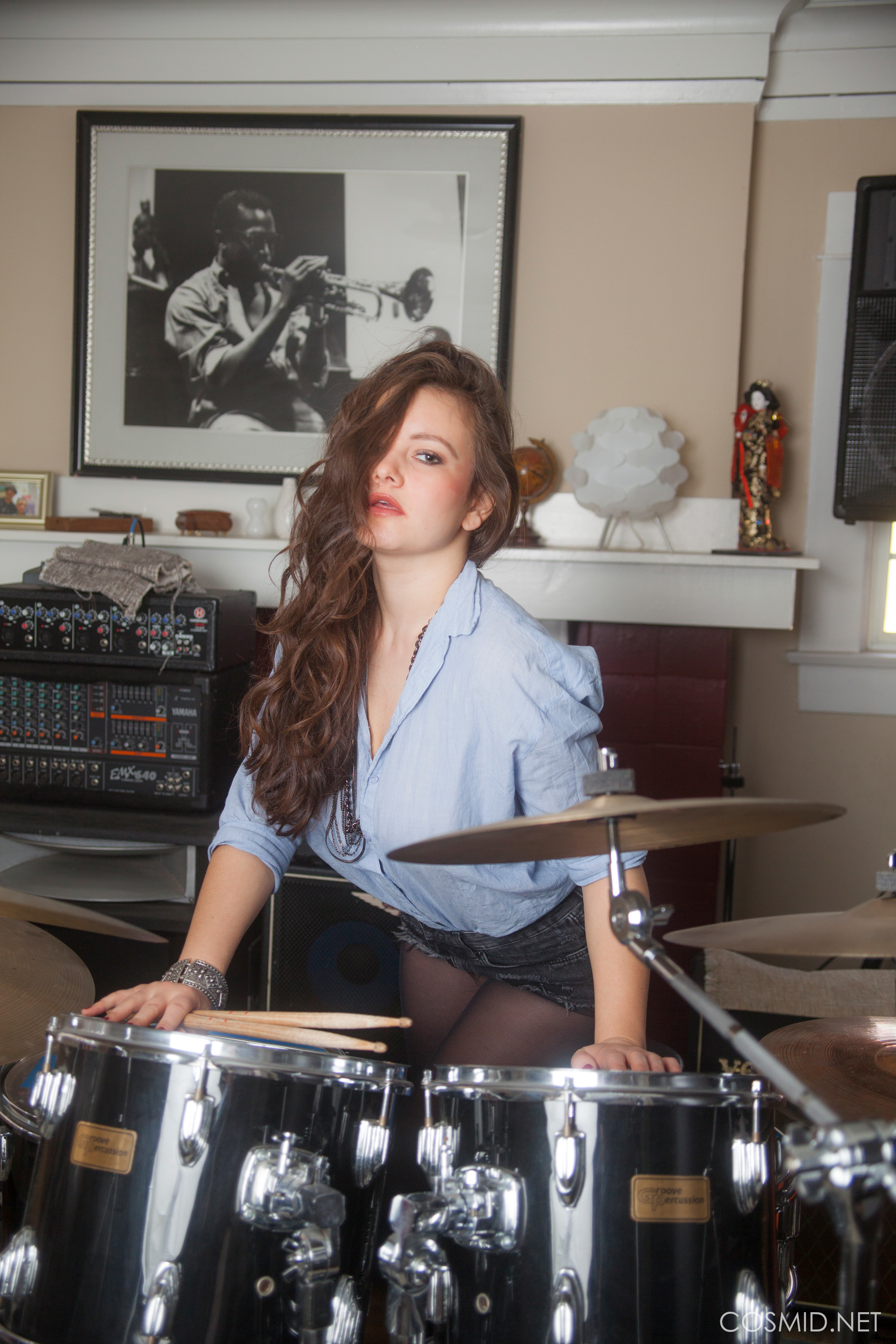 Hailee Fox - Playing The Drums 038.jpg