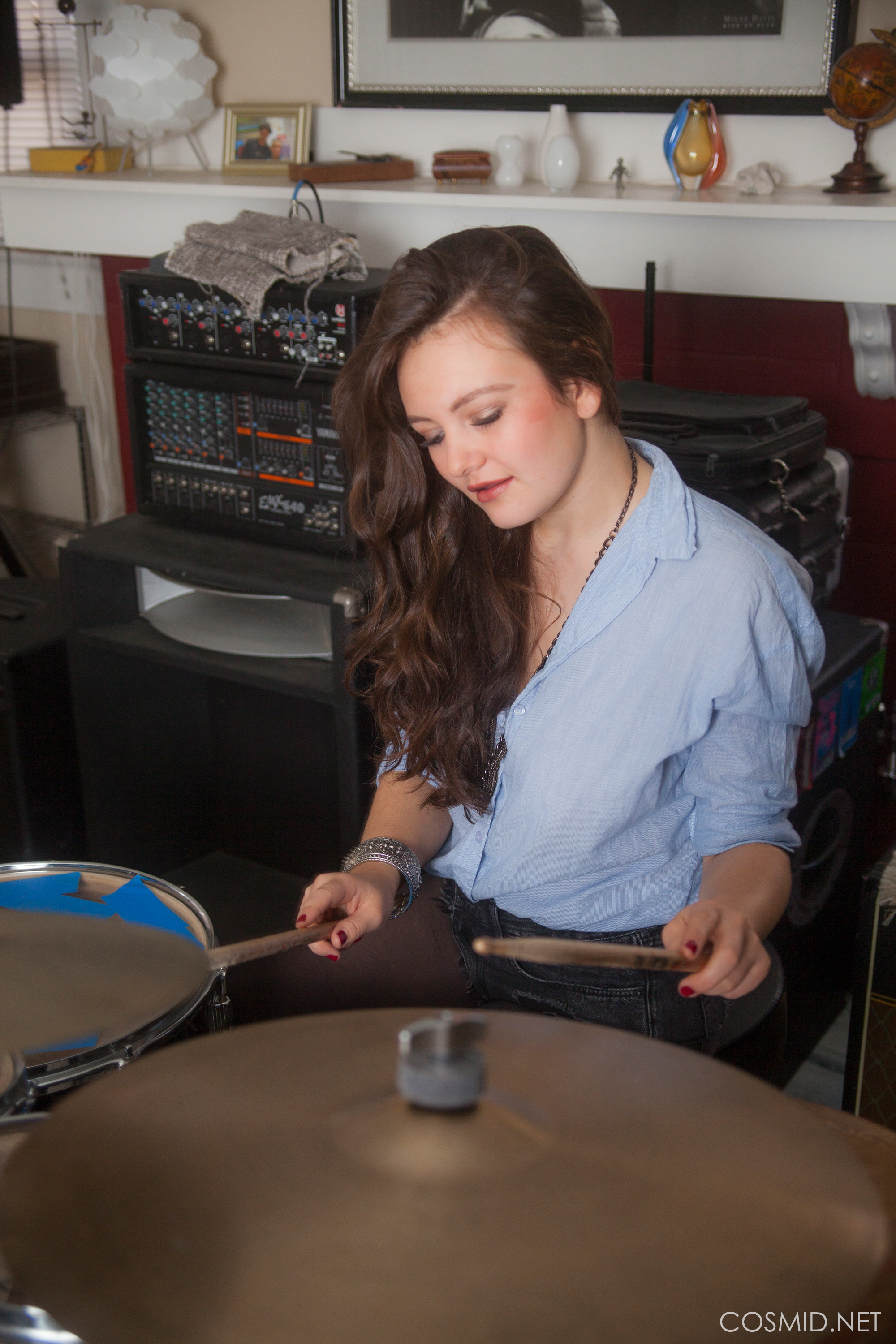 Hailee Fox - Playing The Drums 014.jpg