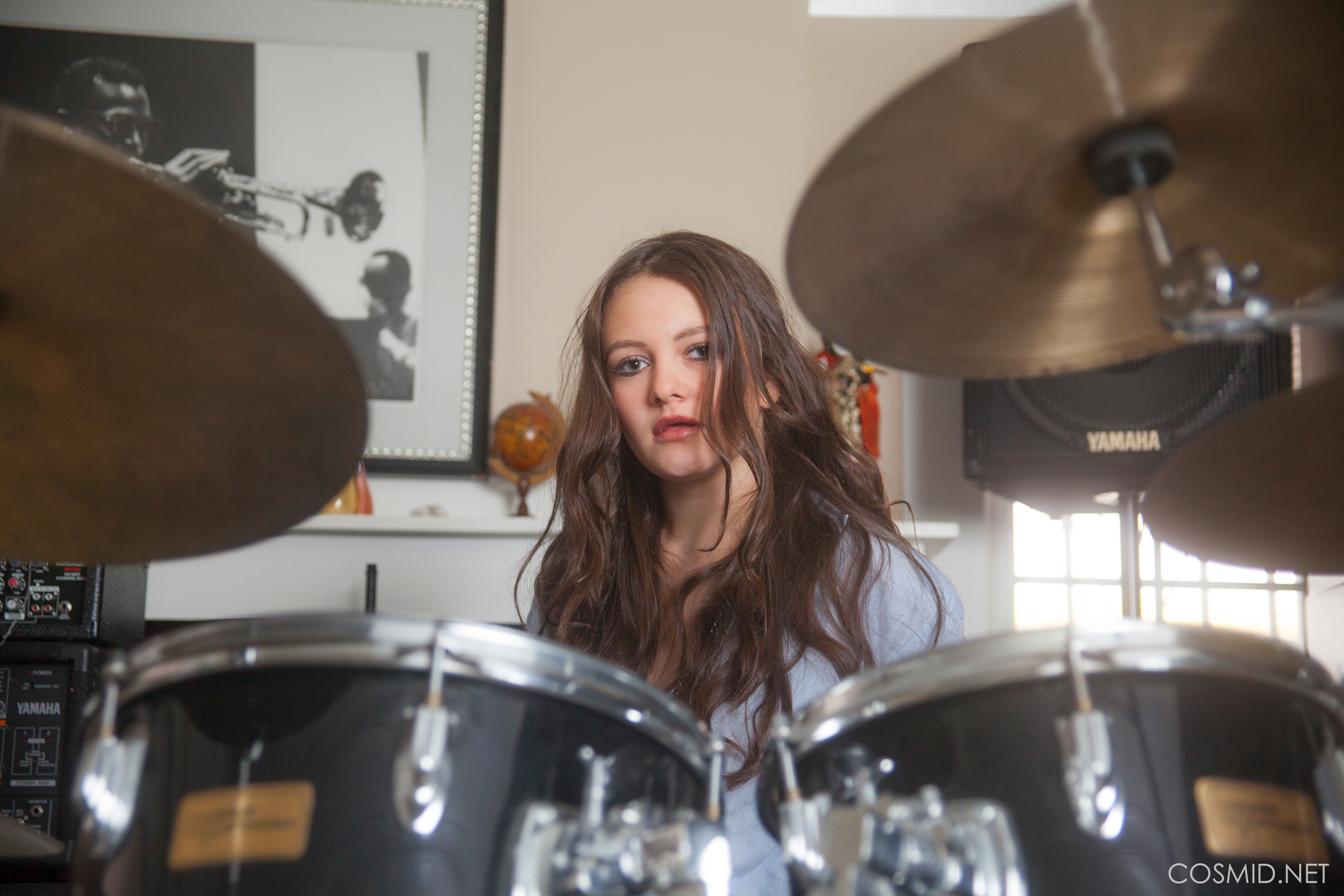 Hailee Fox - Playing The Drums 003.jpg