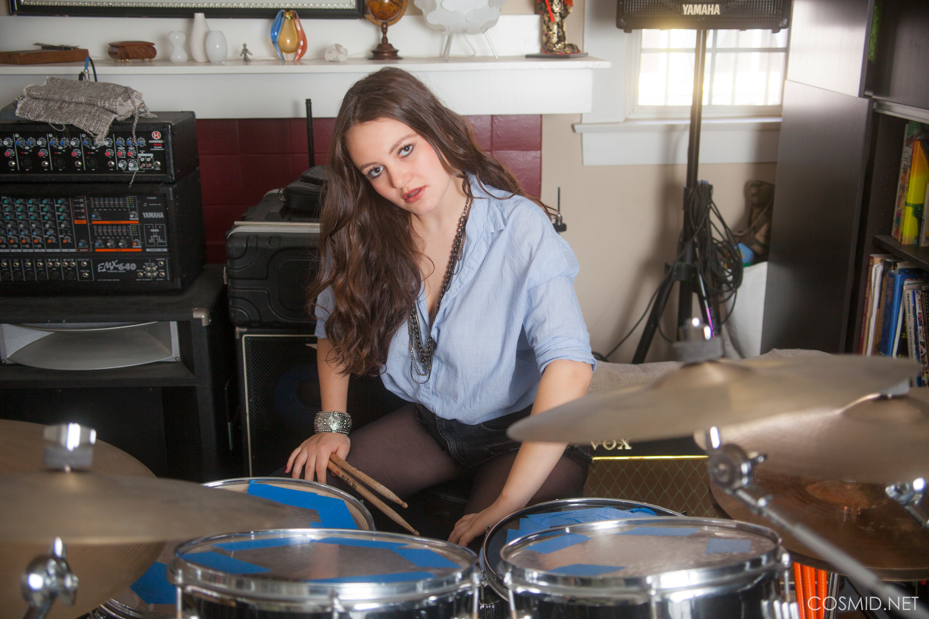 Hailee Fox - Playing The Drums 010.jpg