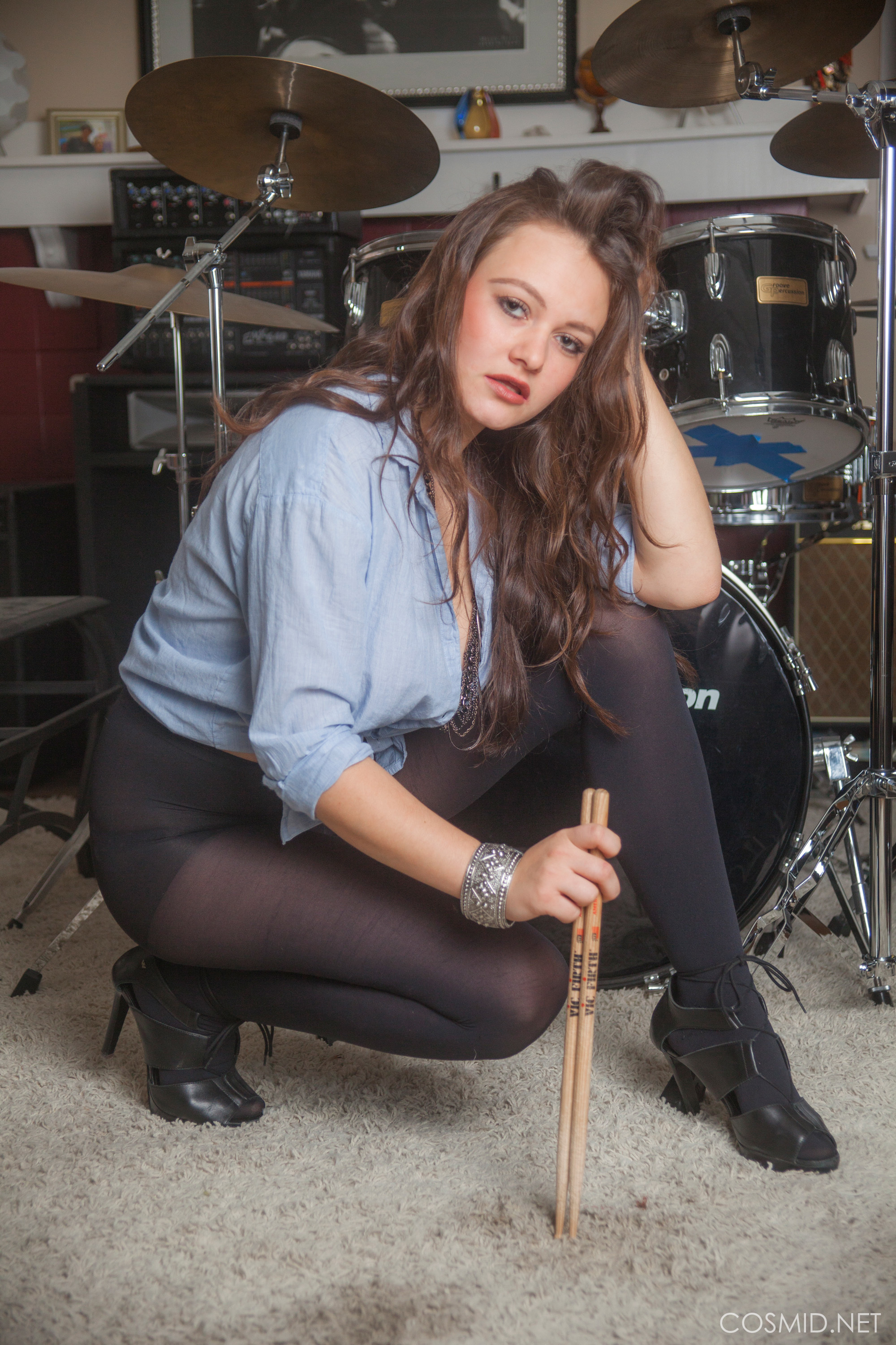 Hailee Fox - Playing The Drums 066.jpg