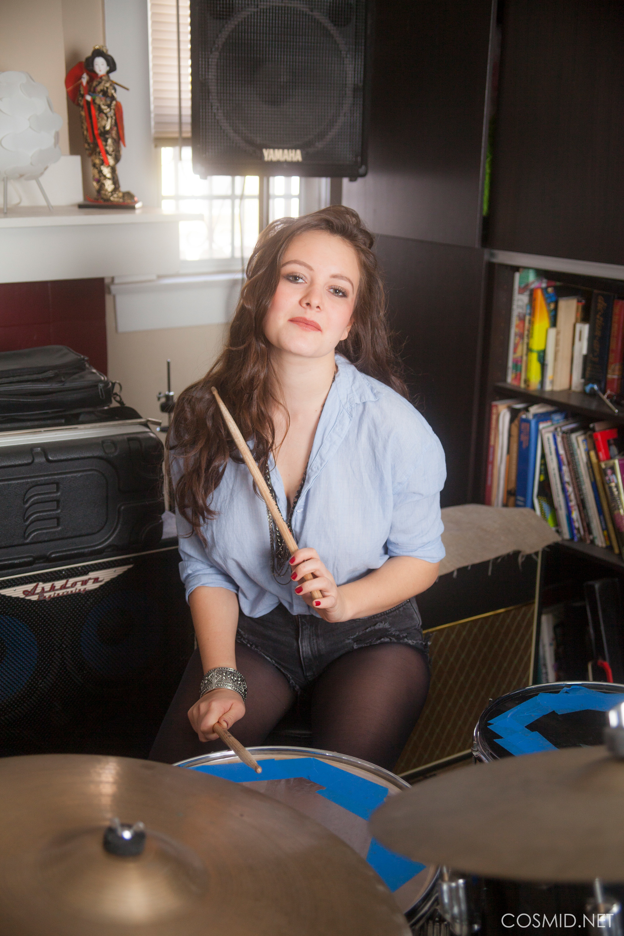 Hailee Fox - Playing The Drums 023.jpg
