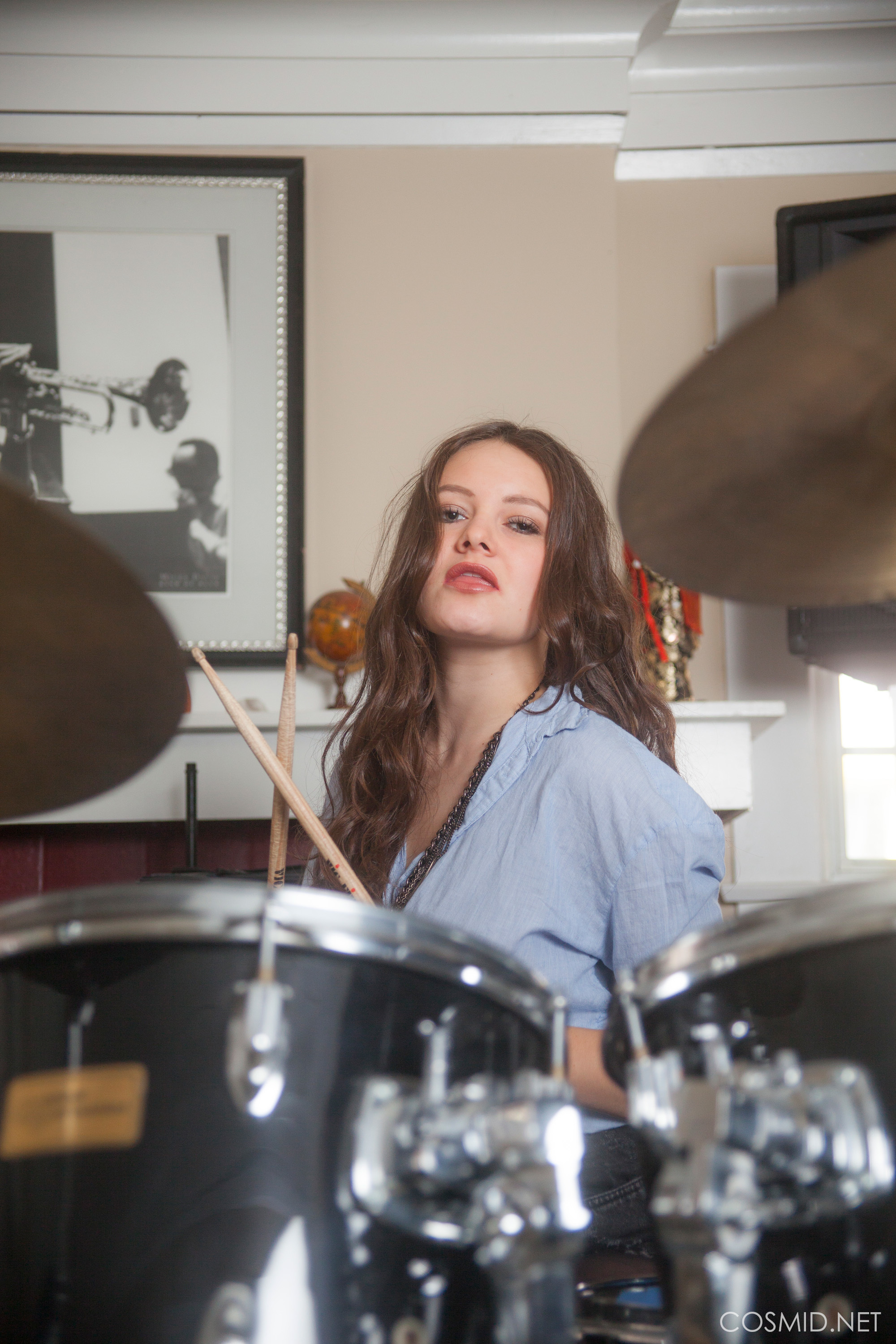 Hailee Fox - Playing The Drums 005.jpg