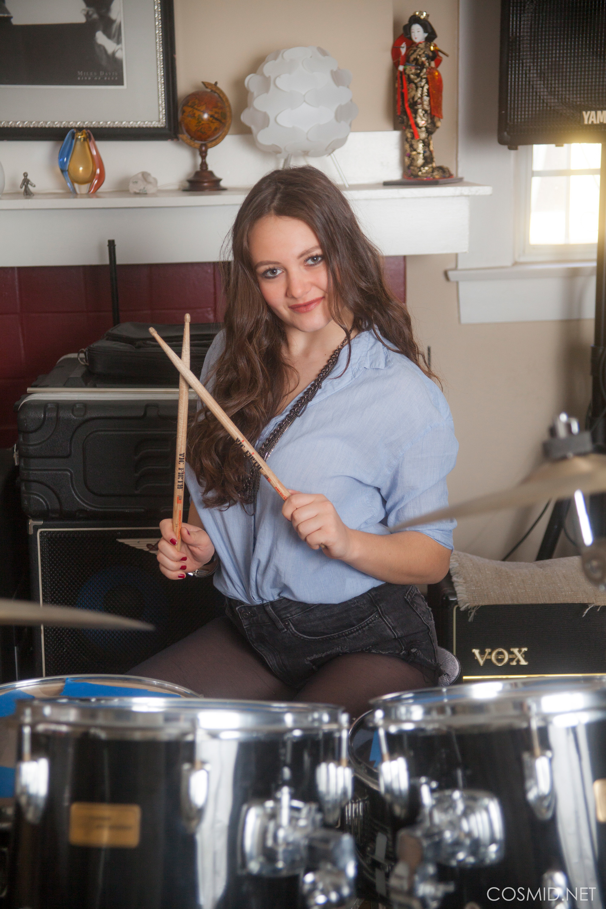 Hailee Fox - Playing The Drums 007.jpg