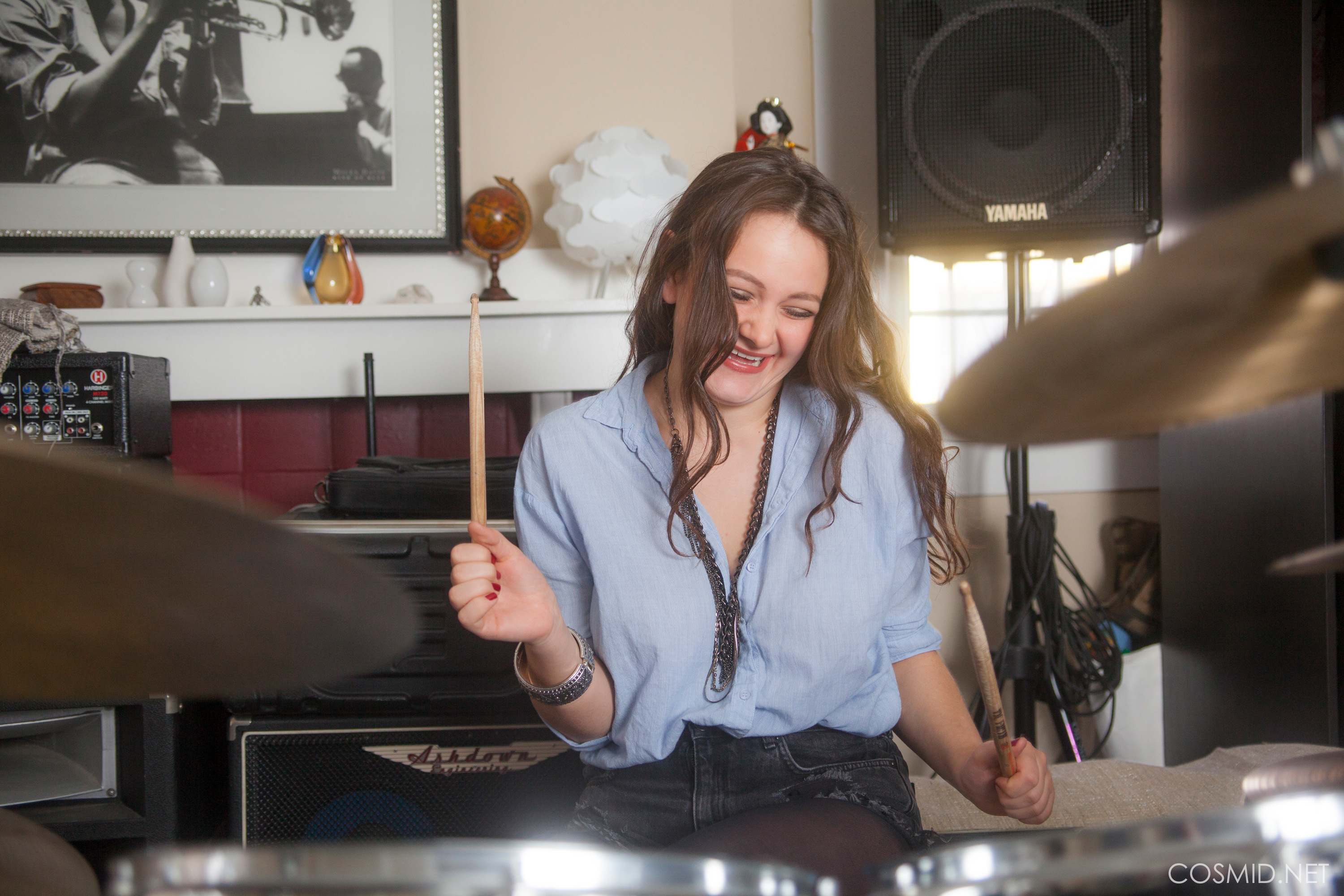 Hailee Fox - Playing The Drums 017.jpg