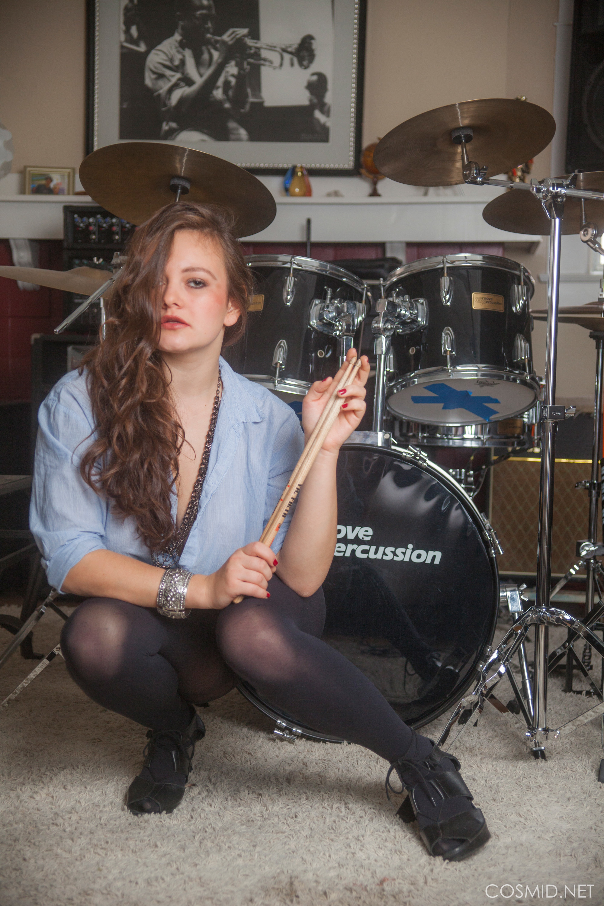 Hailee Fox - Playing The Drums 061.jpg
