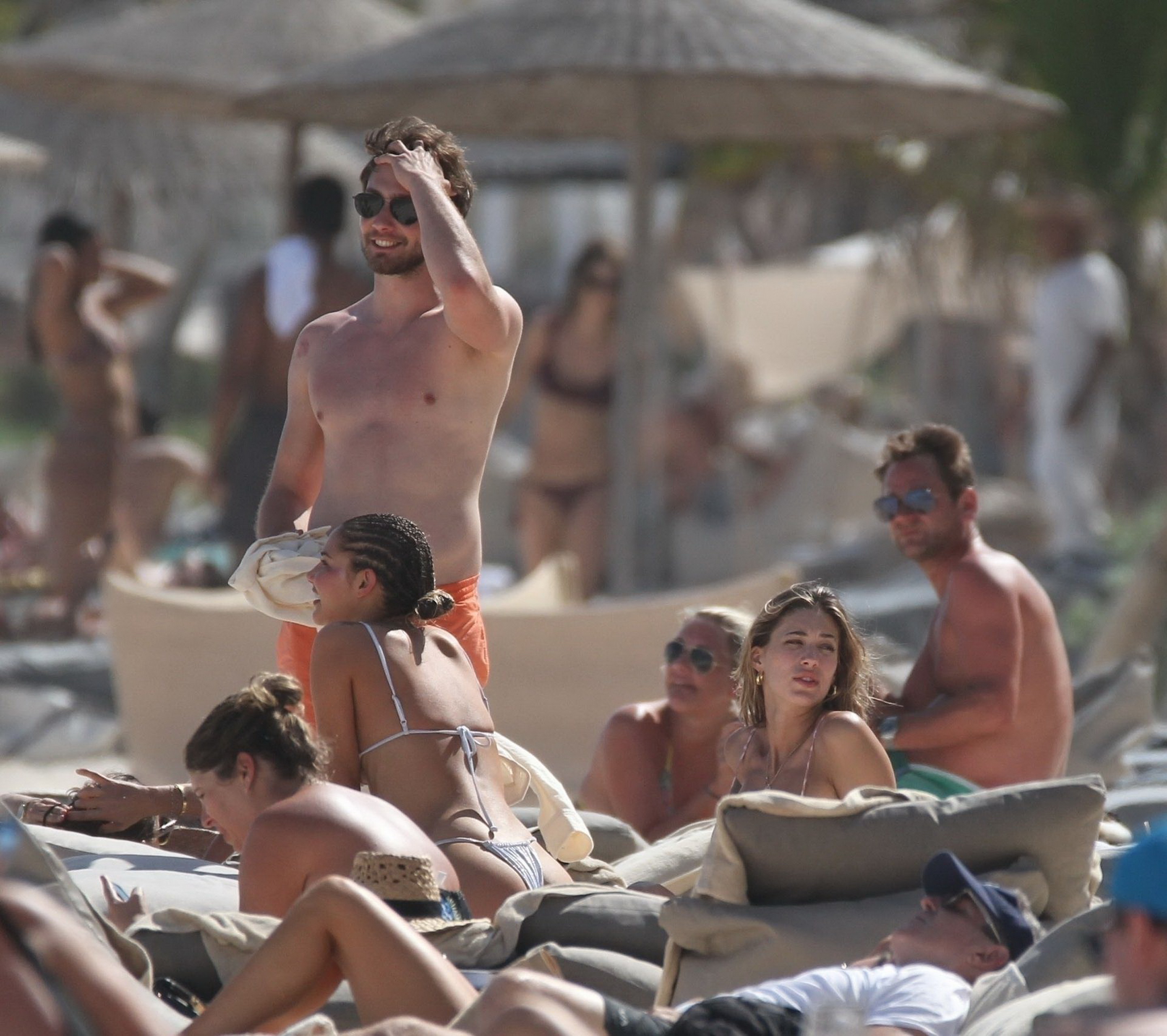Sahara Ray boobs pop out from tiny bikini nip slip on the beach in Tulum Mexico HQ (25).jpg
