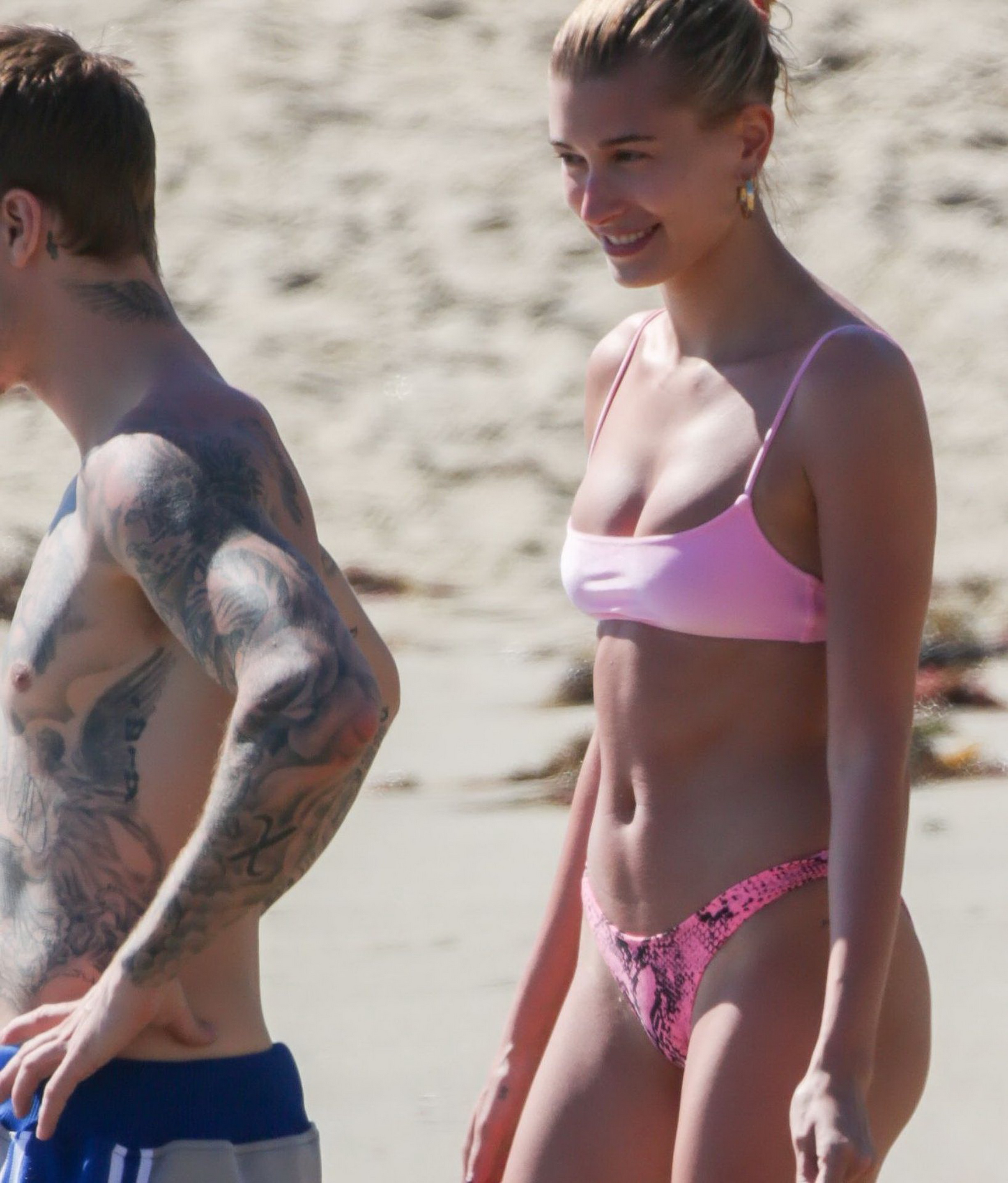 Hailey Baldwin Bieber sexy teeny bikini candids on the beach HQ (51).jpg