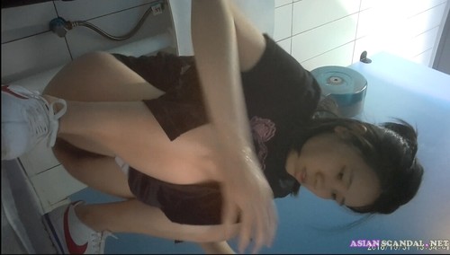 Chinese Lady In Toilet #13
