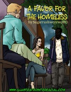 A Favor For The Homeless - Illustrated Interracial update