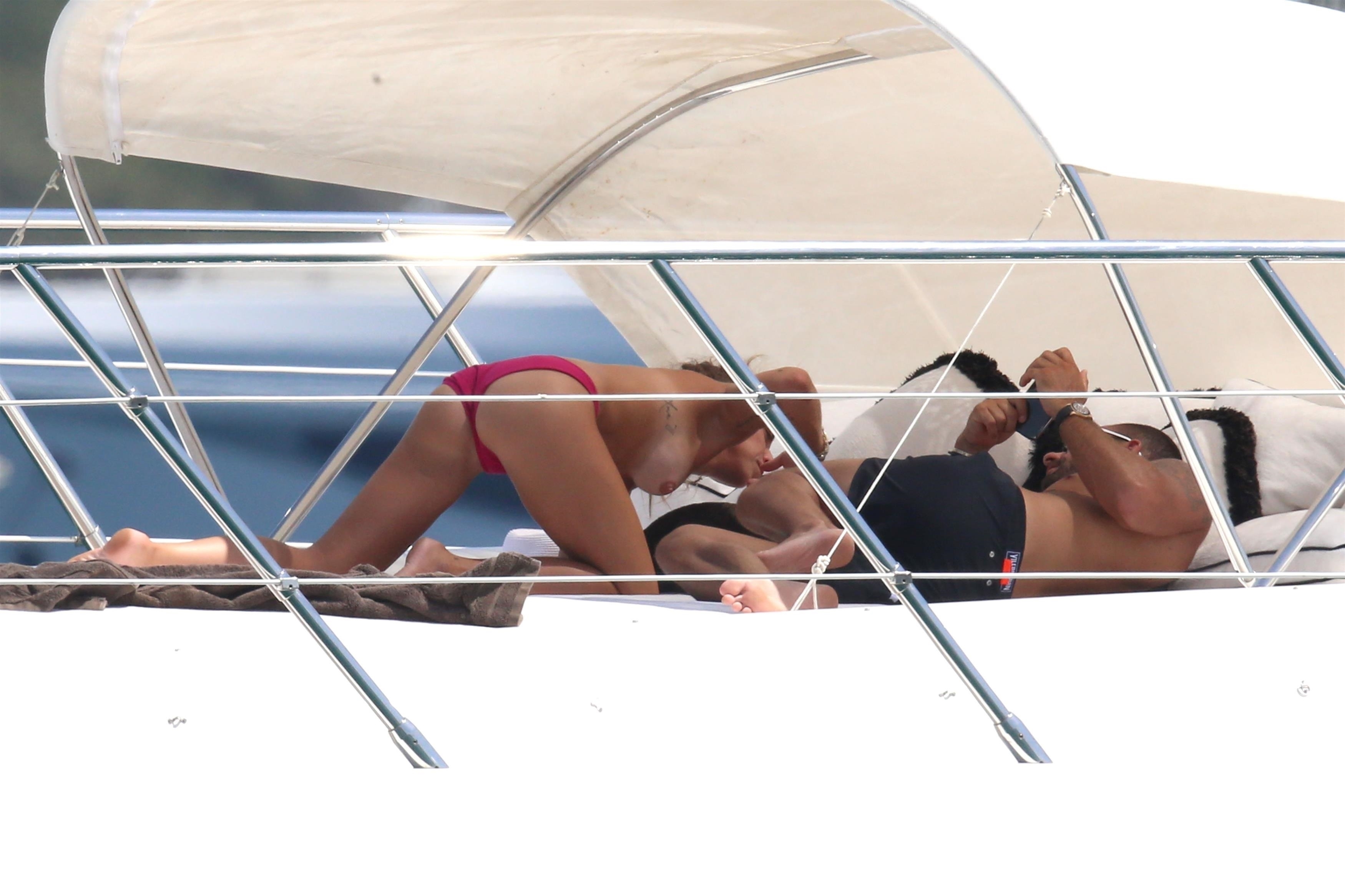 Chloe Green topless relaxing candids on the Yacht  in Sardinia 68x HQ (12).jpg