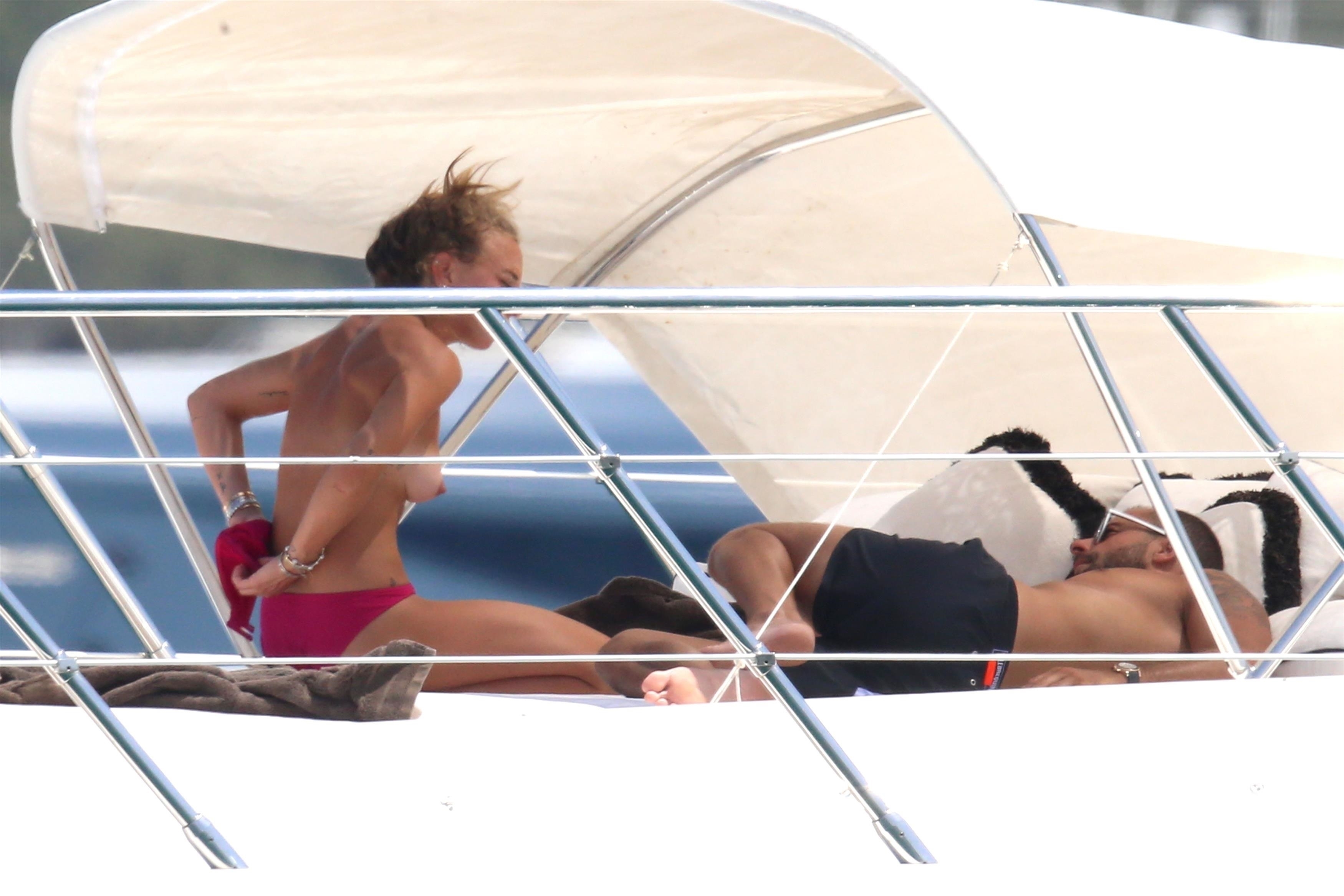 Chloe Green topless relaxing candids on the Yacht  in Sardinia 68x HQ (19).jpg