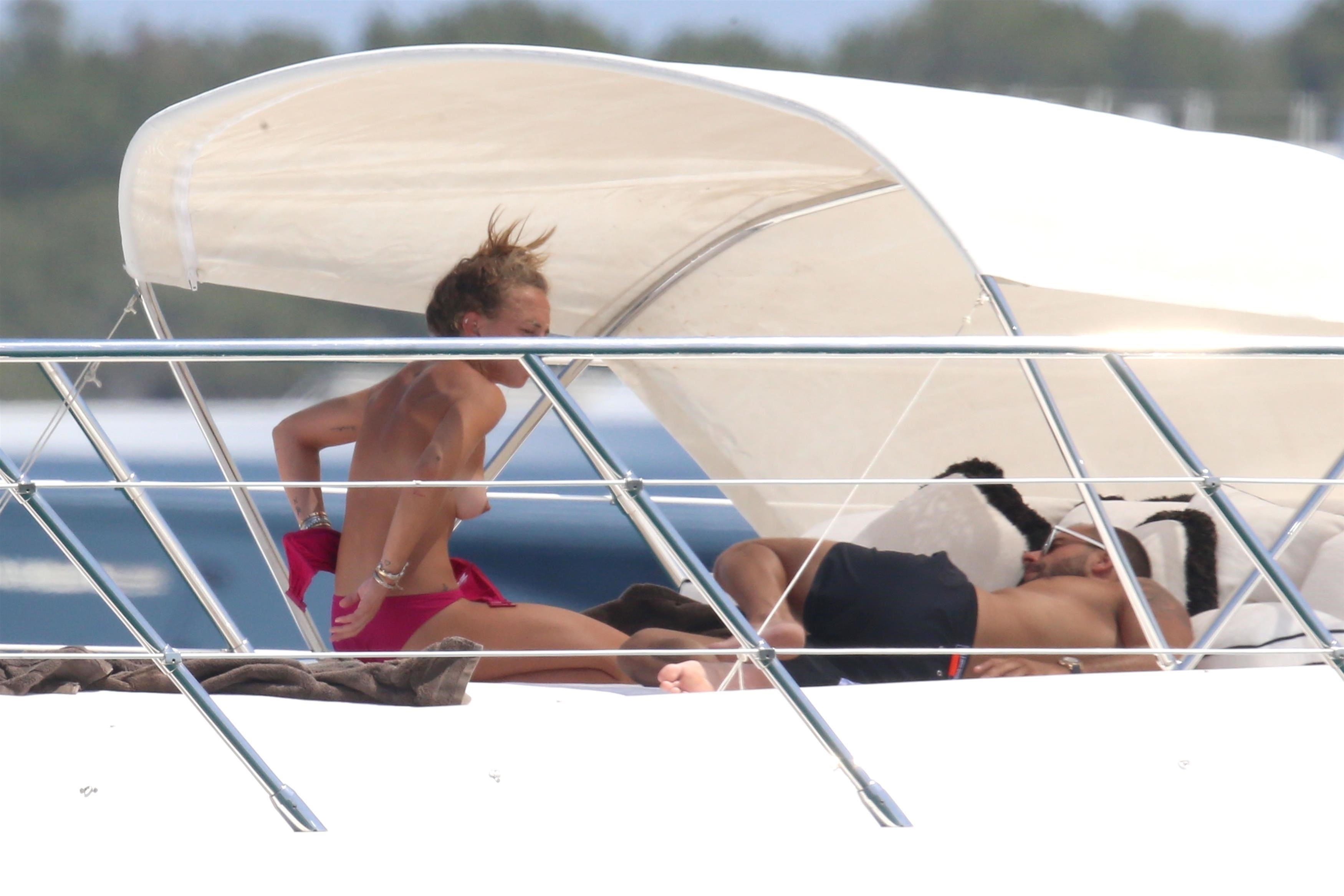 Chloe Green topless relaxing candids on the Yacht  in Sardinia 68x HQ (61).jpg
