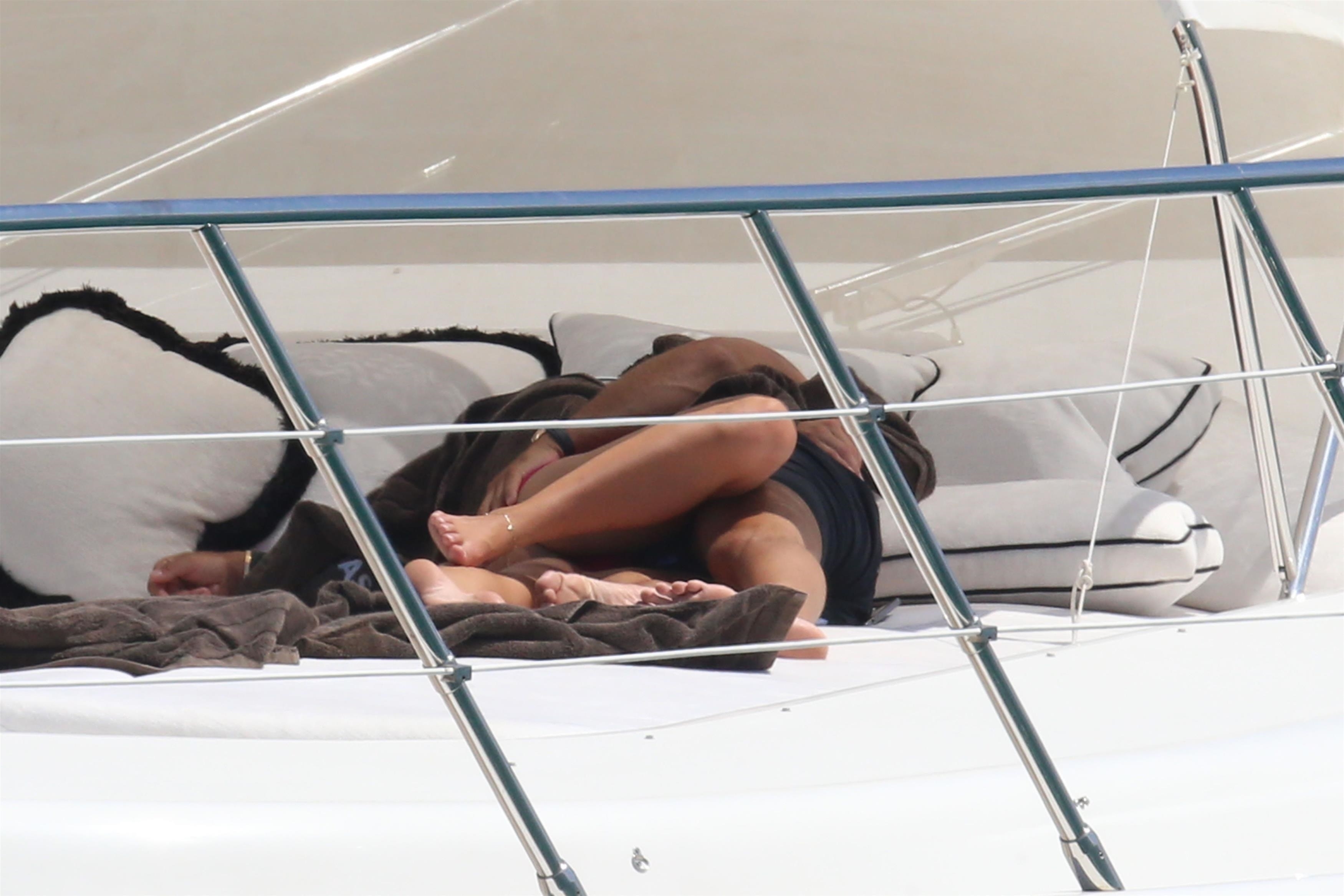 Chloe Green topless relaxing candids on the Yacht  in Sardinia 68x HQ (42).jpg