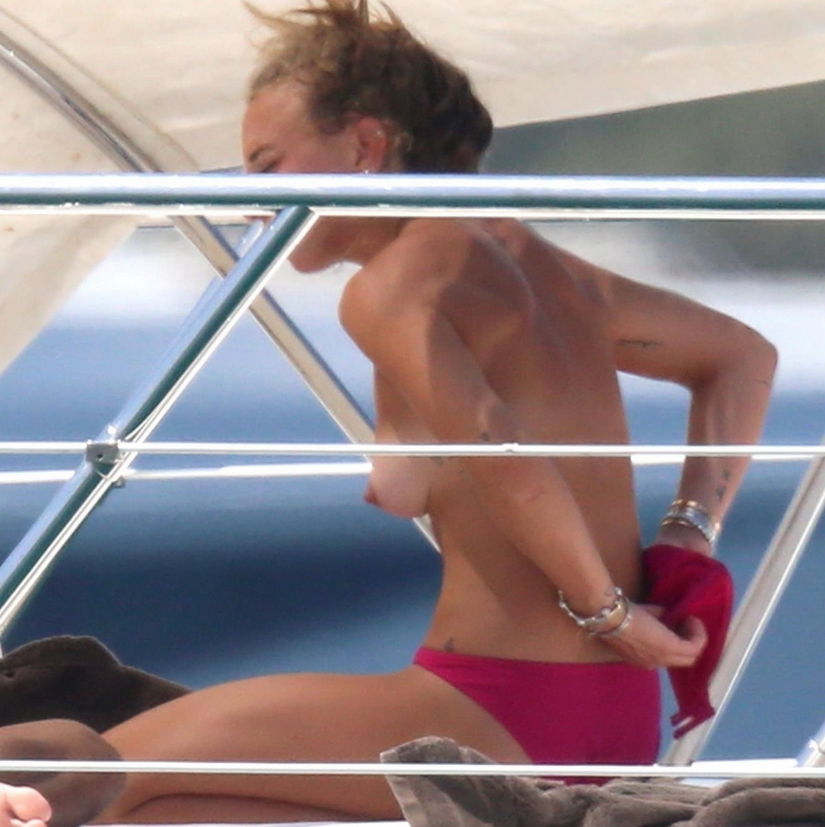 Chloe Green topless relaxing candids on the Yacht  in Sardinia 68x HQ (2).jpg
