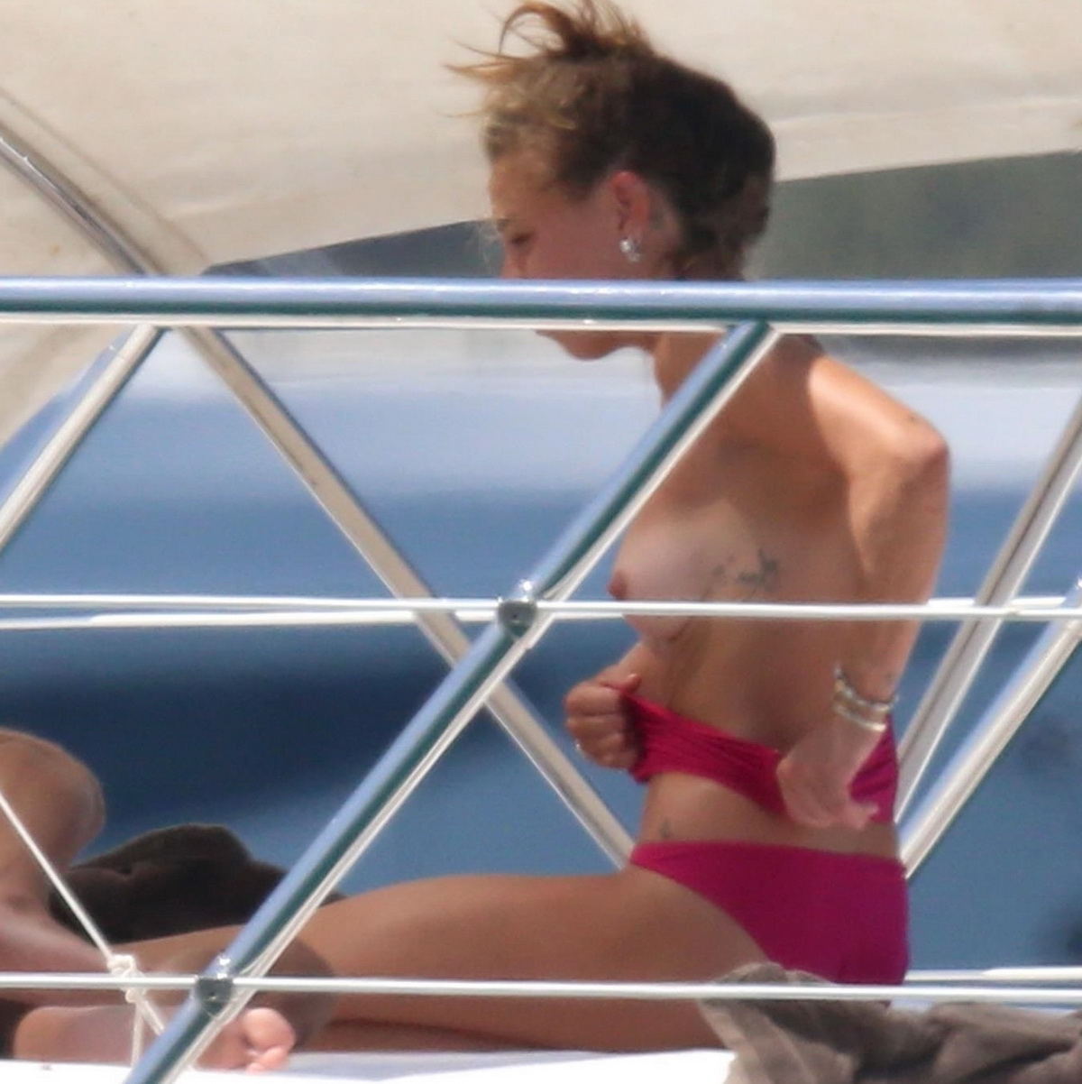 Chloe Green topless relaxing candids on the Yacht  in Sardinia 68x HQ (1).jpg