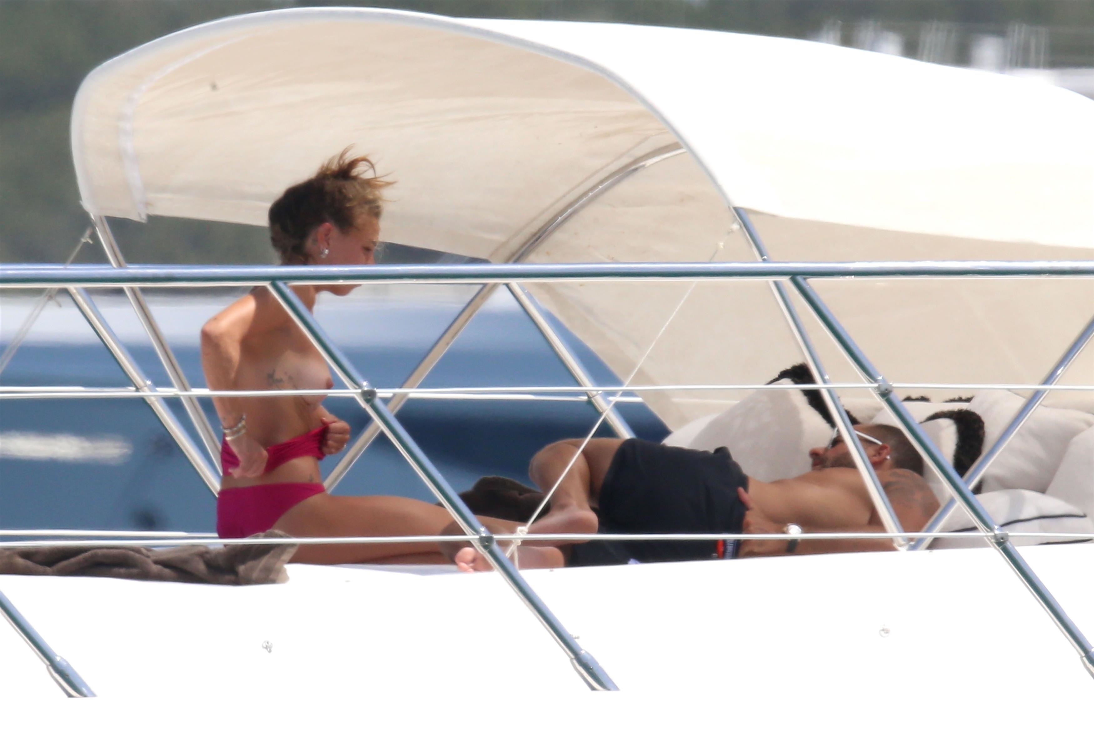 Chloe Green topless relaxing candids on the Yacht  in Sardinia 68x HQ (25).jpg