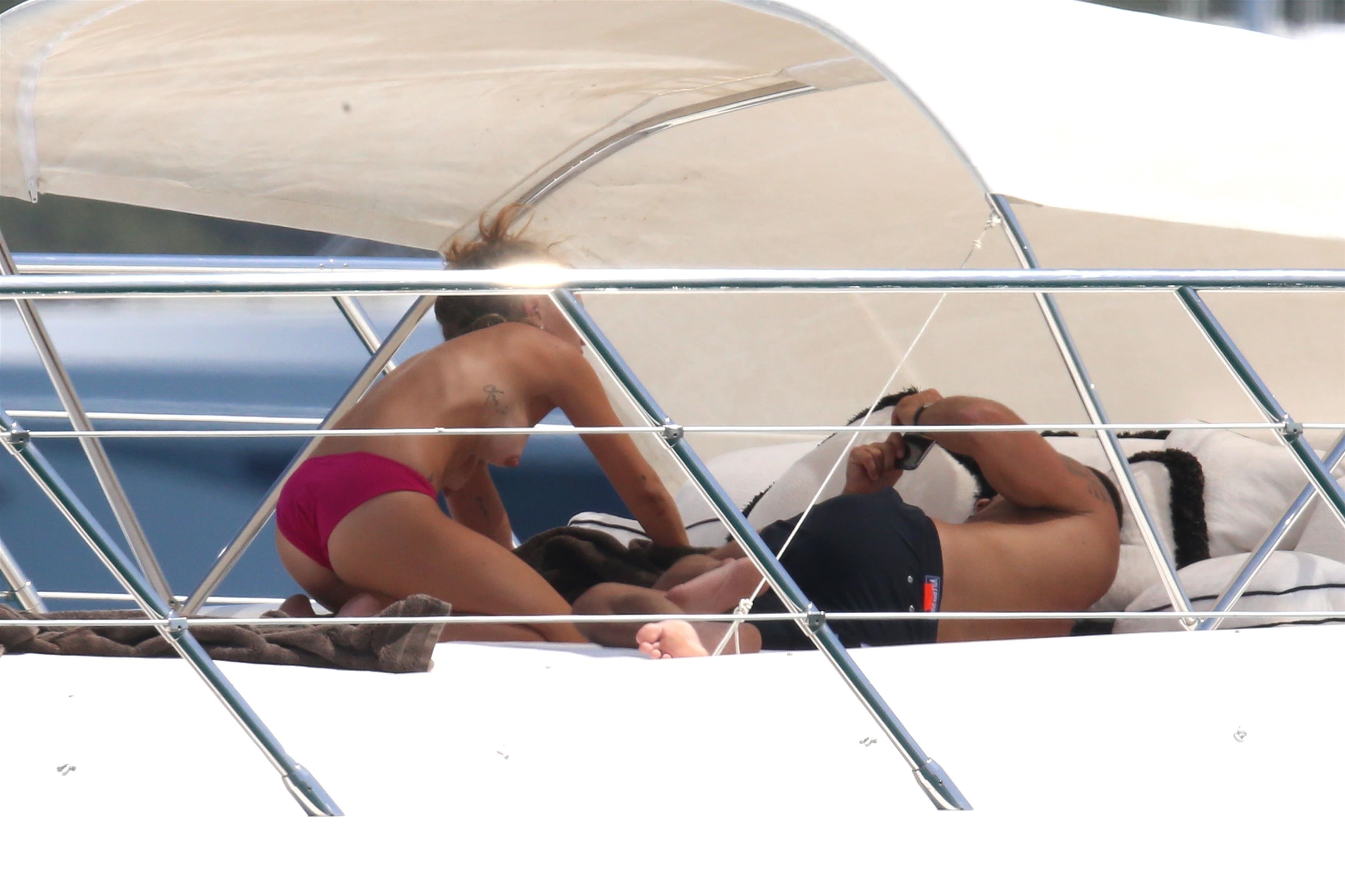Chloe Green topless relaxing candids on the Yacht  in Sardinia 68x HQ (17).jpg