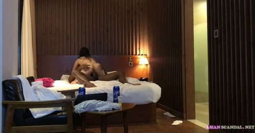 Black african hunter fucks a young asian girl in the hotel